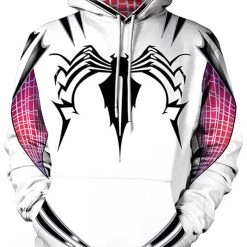 New Cosplaysky Girls Hoodie Spider-Gwen Gwen Stacy 3D Pullover Sweatshirt New Arrivals