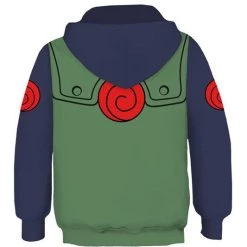 New Cosplaysky Boys Hoodie Naruto Ninja Outfit 3D Pullover Sweatshirt For Kids