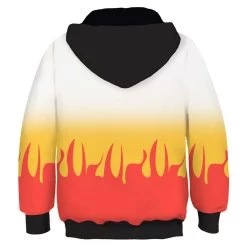 New Cosplaysky Kids Demon Slayer: Kimetsu No Yaiba Rengoku Kyoujurou Cosplay Hoodies Boys Girls Long Sleeve Pullover Sweatshirt 5 New Cosplaysky Kids Demon Slayer: Kimetsu No Yaiba Rengoku Kyoujurou Cosplay Hoodies Boys Girls Long Sleeve Pullover Sweatshirt