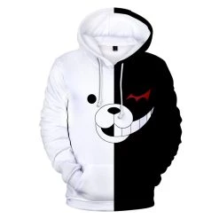 New Cosplaysky Unisex Danganronpa Hoodies Trigger Happy Havoc Monokuma Pullover 3D Print Jacket Sweatshirt New Arrivals