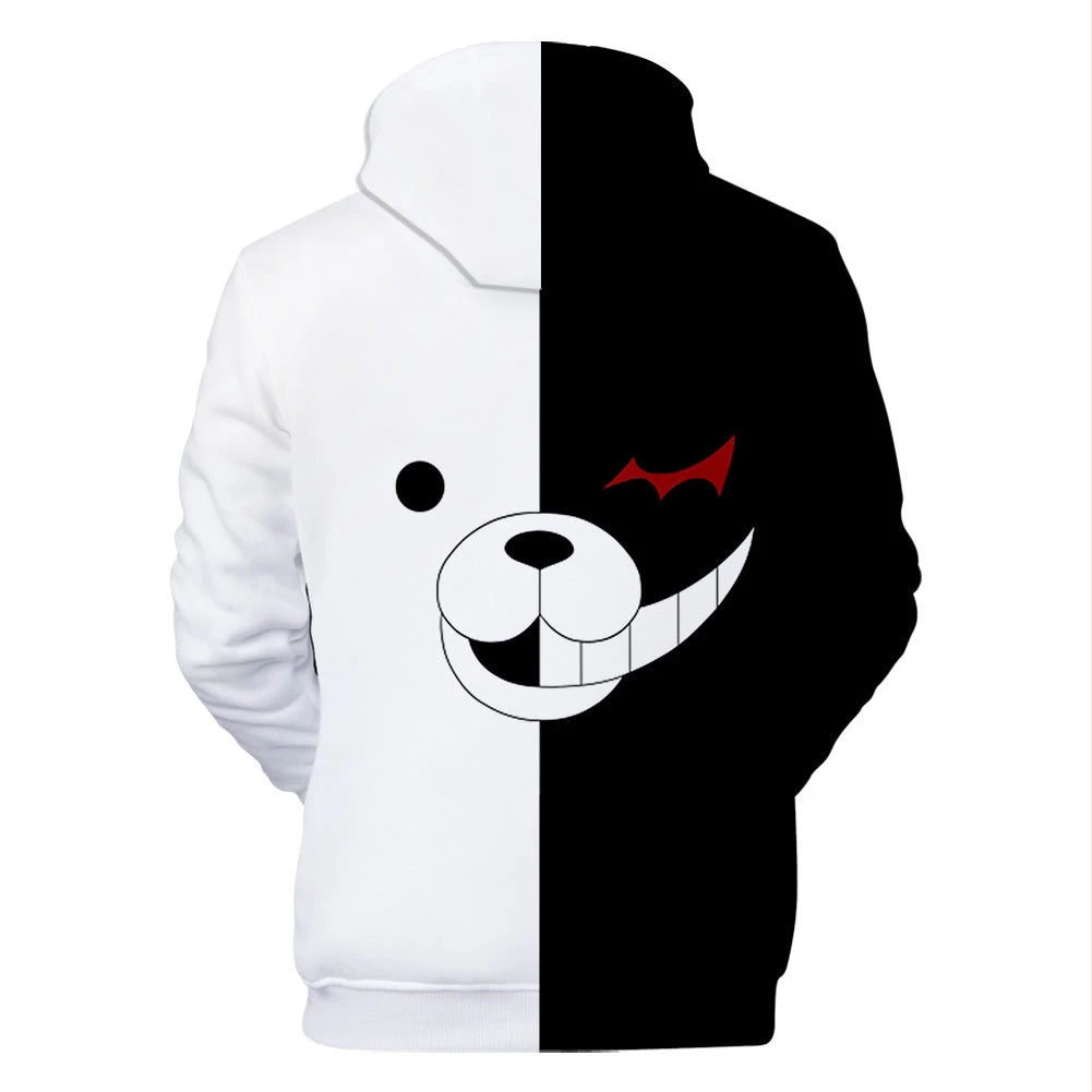 New Cosplaysky Unisex Danganronpa Hoodies Trigger Happy Havoc Monokuma Pullover 3D Print Jacket Sweatshirt New Arrivals 4 New Cosplaysky Unisex Danganronpa Hoodies Trigger Happy Havoc Monokuma Pullover 3D Print Jacket Sweatshirt New Arrivals