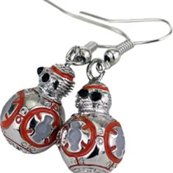 NewCosplay Star Wars BB8 3D Drop Earrings Robot Pendant Cosplay Accessories New Arrivals 6 NewCosplay Star Wars BB8 3D Drop Earrings Robot Pendant Cosplay Accessories New Arrivals