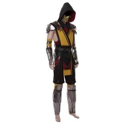 NewCosplay New Arrivals Mortal Kombat 11 Scorpion Outfit Halloween Carnival Suit Cosplay Costume