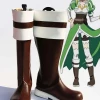 NewCosplay Sword Art Online ALfheim Online Leafa Lyfa Cosplay Shoes Boots New Arrivals