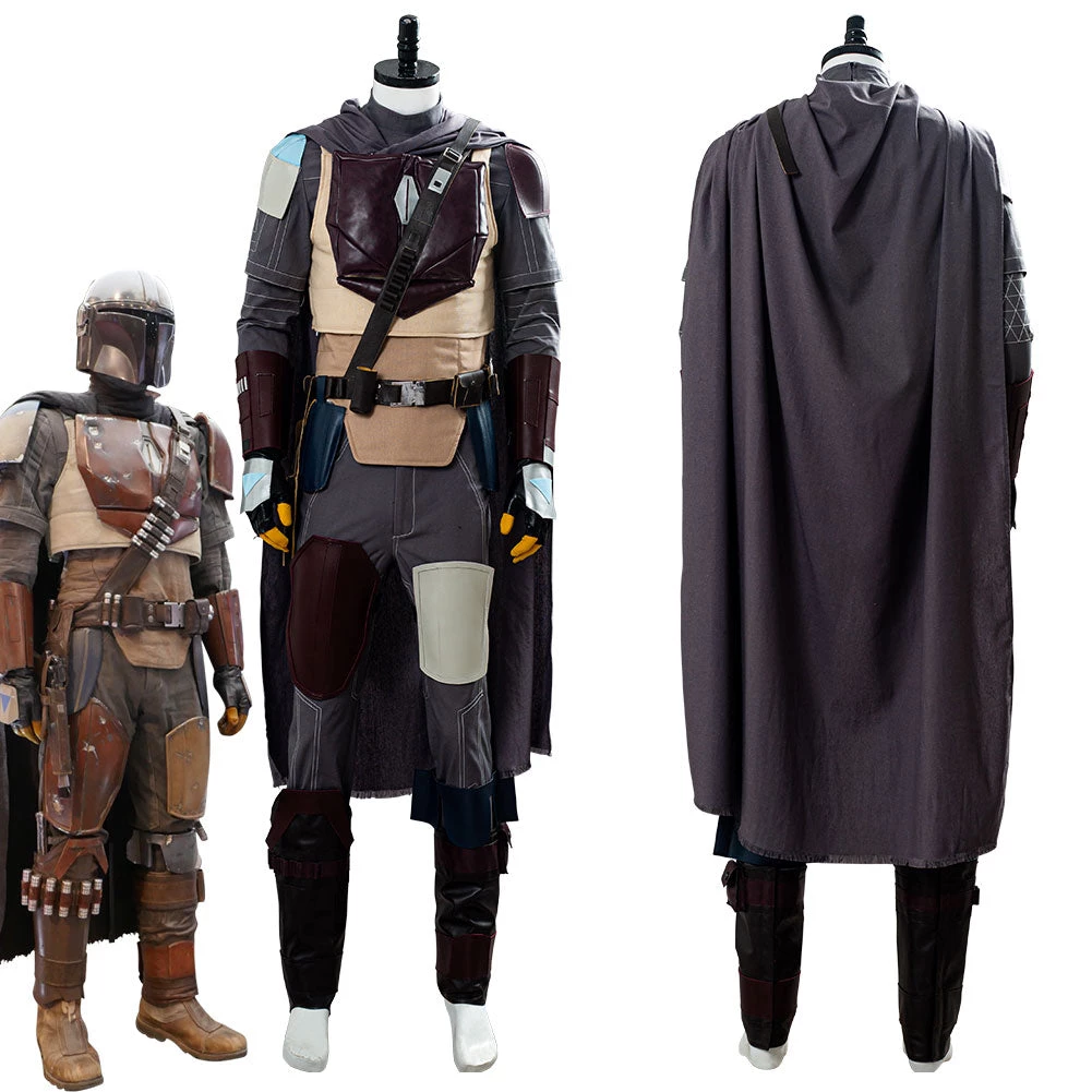 NewCosplay Star Wars The Mandalorian Outfit Cosplay Costume 3 NewCosplay Star Wars The Mandalorian Outfit Cosplay Costume