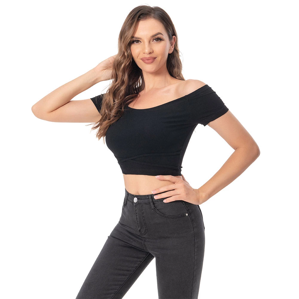 INSWEAR New Arrivals 1970S Pink Lady Cosplay Costume Off-shoulder Short Sleeve Shirt Top 7 INSWEAR New Arrivals 1970S Pink Lady Cosplay Costume Off-shoulder Short Sleeve Shirt Top