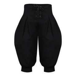 Cosplaygift Medieval Renaissance Viking Cosplay Pants Harem Cropped Trousers