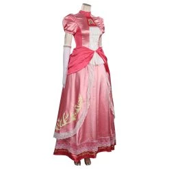 Cossky New Arrivals Princess Peach Dress Outfits Halloween Carnival Suit Cosplay Costume