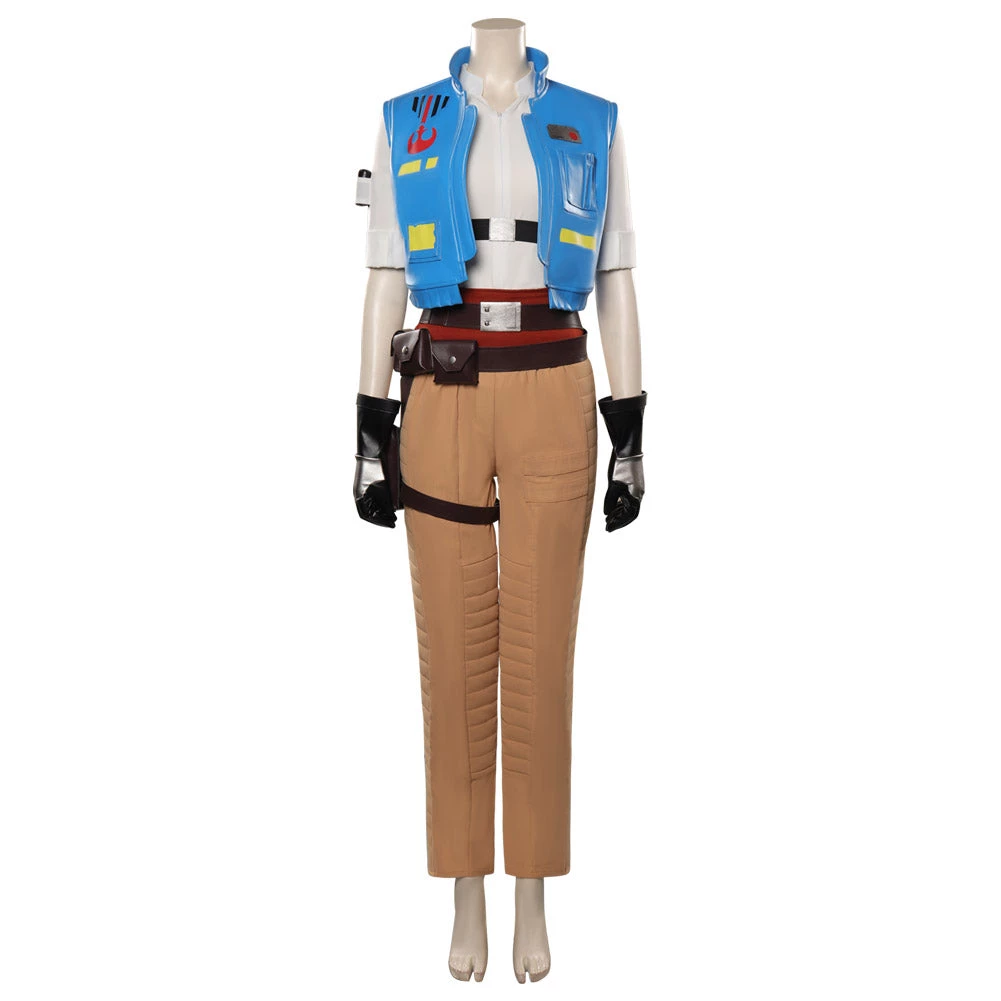 NewCosplay Game Star Wars: Hunters Zaina Cosplay Costume Outfits Halloween Carnival Suit 4 NewCosplay Game Star Wars: Hunters Zaina Cosplay Costume Outfits Halloween Carnival Suit