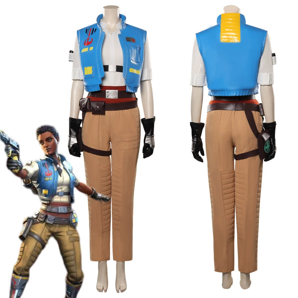 NewCosplay Game Star Wars: Hunters Zaina Cosplay Costume Outfits Halloween Carnival Suit 3 NewCosplay Game Star Wars: Hunters Zaina Cosplay Costume Outfits Halloween Carnival Suit