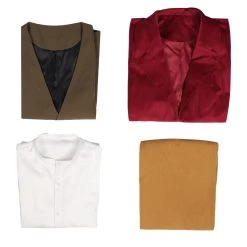 NewCosplay The Hobbit Bilbo Baggins Outfits Halloween Carnival Suit Cosplay Costume