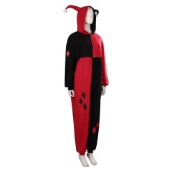 NewCosplay Harley Quinn/Harleen Quinzel Cosplay Costume Adult Jumpsuit Sleepwear Pajams