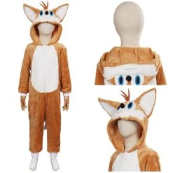 NewCosplay Kid Children Sonic The Hedgehog Cosplay Costume Jumpsuit Sleepwear Pajams Outfits New Arrivals