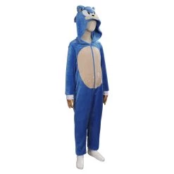 NewCosplay New Arrivals Kids Children Sonic The Hedgehog Cosplay Costume Jupsuit Sleepwear Pajams Halloween Carnival Suit