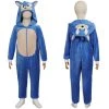 NewCosplay New Arrivals Kids Children Sonic The Hedgehog Cosplay Costume Jupsuit Sleepwear Pajams Halloween Carnival Suit