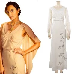 NewCosplay New Arrivals Death On The Nile -Linnet Ridgeway Cosplay Costume Dress Outfits