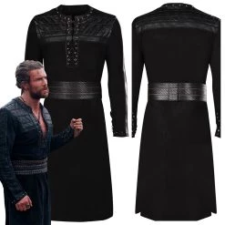 NewCosplay New Arrivals Vikings: Valhalla Season 1 -Harald Sigurdsson Cosplay Costume Long Shirt Belt Outfits Halloween Carnival Suit
