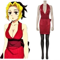Fandombuy Demon Slayer Kimetsu No Yaiba: Yuukaku-hen Makio Cosplay Costume Outfits