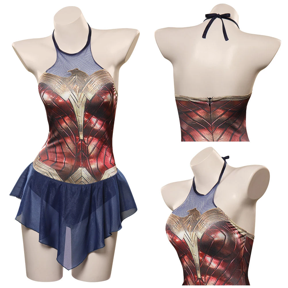 Fandomsky New Arrivals Wonder Woman Diana Prince Original Design Swimsuit Cosplay Costume Jumpsuit Swimwear Outfits -cossky® 4 Fandomsky New Arrivals Wonder Woman Diana Prince Original Design Swimsuit Cosplay Costume Jumpsuit Swimwear Outfits -cossky®