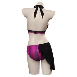 Cosplaygift LoL Jinx Original Design Swimsuit Cosplay Costume Two-Piece Swimwear Outfits -cossky®
