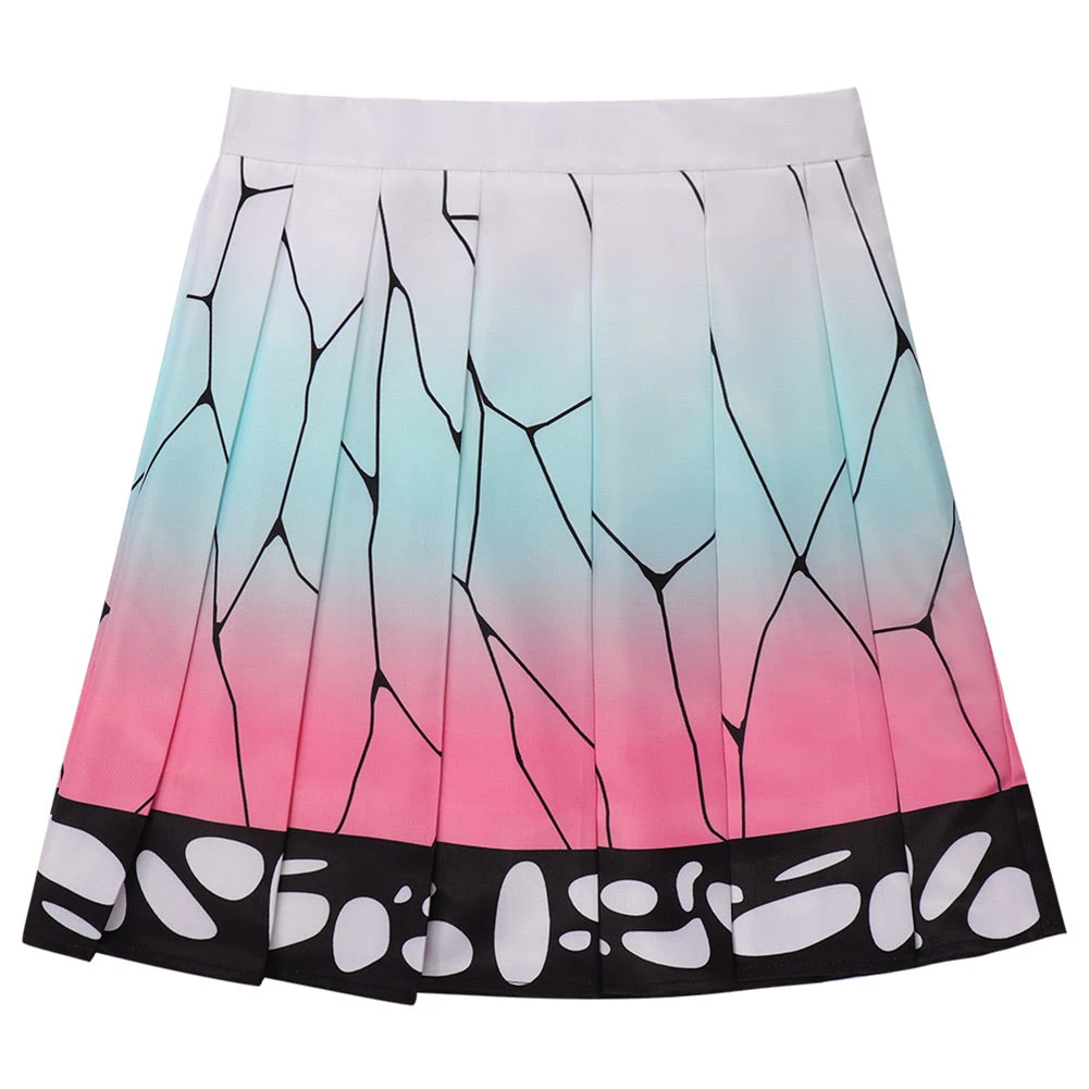Cossky Demon Slayer Kochou Shinobu Cosplay Costume Pleated Skirt New Arrivals 12 Cossky Demon Slayer Kochou Shinobu Cosplay Costume Pleated Skirt New Arrivals