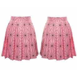 New Cosplaysky New Arrivals Demon Slayer Kamado Nezuko Cosplay Costume Pleated Skirt 9 New Cosplaysky New Arrivals Demon Slayer Kamado Nezuko Cosplay Costume Pleated Skirt