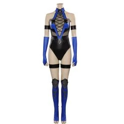 Fansholiday Mortal Kombat 4 Kitana Cosplay Costume Jumpsuit Outfits Halloween Carnival Suit New Arrivals