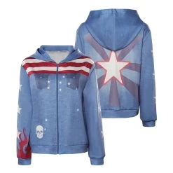 NewCossky Doctor Strange In The Multiverse Of Madness Miss America Original Design Hoodie Sweatshirt Cosplay Costume
