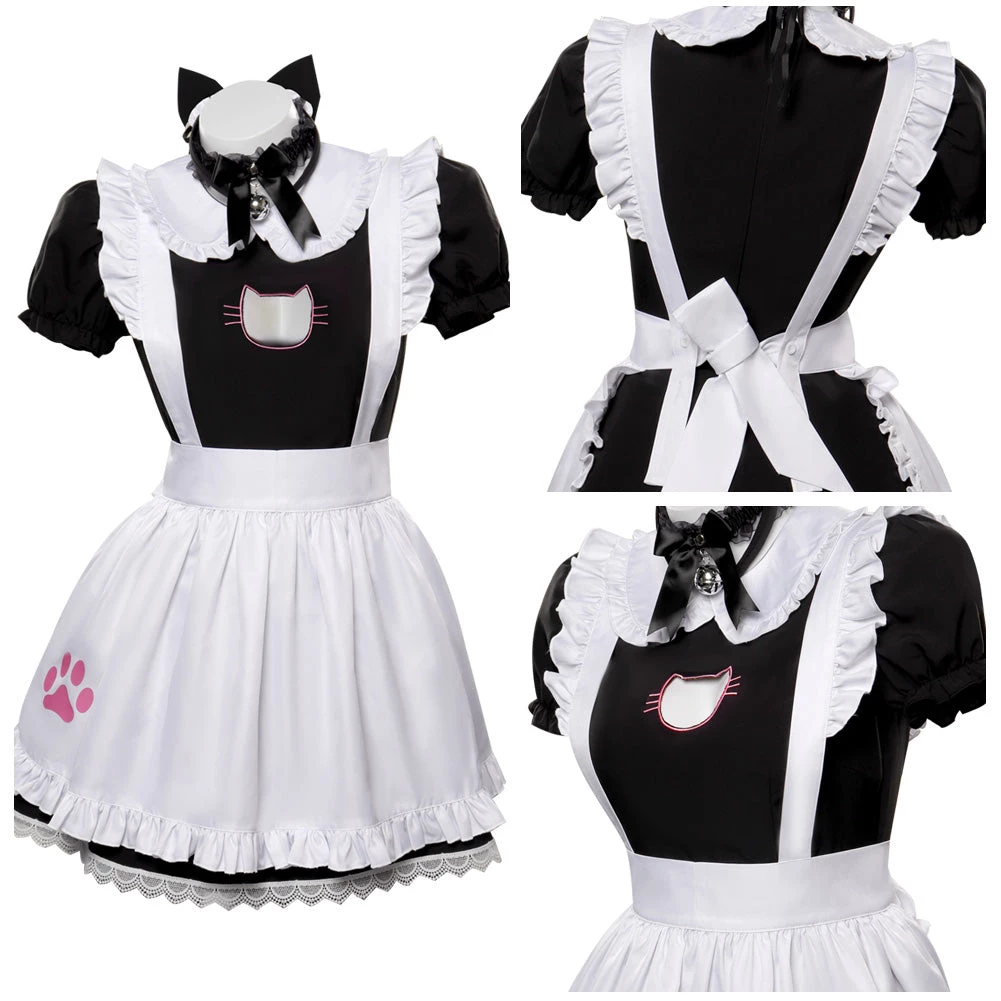 Fandombuy Kawayi Maid Dress Cosplay Costume Outfits Halloween Carnival Suit New Arrivals 4 Fandombuy Kawayi Maid Dress Cosplay Costume Outfits Halloween Carnival Suit New Arrivals