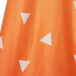 Fandomsky Demon Slayer Agatsuma Zenitsu Original Design Cosplay Costume Dress Outfits Halloween Carnival Suit