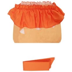 Fandomsky Demon Slayer Agatsuma Zenitsu Original Design Cosplay Costume Dress Outfits Halloween Carnival Suit