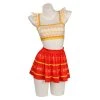 NewCosplay New Arrivals Encanto Dolores Madrigal Original Designer Cosplay Costume Two-pieces Skirt Swimsuit-cossky® 2 NewCosplay New Arrivals Encanto Dolores Madrigal Original Designer Cosplay Costume Two-pieces Skirt Swimsuit-cossky®