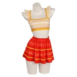 NewCosplay New Arrivals Encanto Dolores Madrigal Original Designer Cosplay Costume Two-pieces Skirt Swimsuit-cossky®