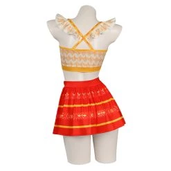 NewCosplay New Arrivals Encanto Dolores Madrigal Original Designer Cosplay Costume Two-pieces Skirt Swimsuit-cossky® 13 NewCosplay New Arrivals Encanto Dolores Madrigal Original Designer Cosplay Costume Two-pieces Skirt Swimsuit-cossky®