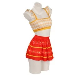NewCosplay New Arrivals Encanto Dolores Madrigal Original Designer Cosplay Costume Two-pieces Skirt Swimsuit-cossky® 14 NewCosplay New Arrivals Encanto Dolores Madrigal Original Designer Cosplay Costume Two-pieces Skirt Swimsuit-cossky®