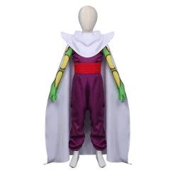 NewCossky Kids Children Dragon Ball Super Piccolo Daimao Cosplay Costumes Jumpsuit Cloak Outfits