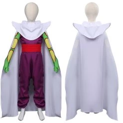 NewCossky Kids Children Dragon Ball Super Piccolo Daimao Cosplay Costumes Jumpsuit Cloak Outfits