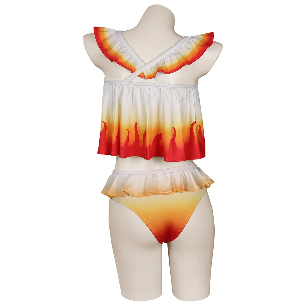 NewCosplay New Arrivals Demon Slayer Rengoku Kyoujurou Bikni Swimsuit Original Designers Cosplay Costume-Cossky® 6 NewCosplay New Arrivals Demon Slayer Rengoku Kyoujurou Bikni Swimsuit Original Designers Cosplay Costume-Cossky®