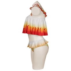 NewCosplay New Arrivals Demon Slayer Rengoku Kyoujurou Bikni Swimsuit Original Designers Cosplay Costume-Cossky® 15 NewCosplay New Arrivals Demon Slayer Rengoku Kyoujurou Bikni Swimsuit Original Designers Cosplay Costume-Cossky®