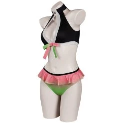 NewCosplay Demon Slayer Kanroji Mitsuri Original Designer Sexy Swimsuit Cosplay Costume-cossky®