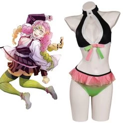 NewCosplay Demon Slayer Kanroji Mitsuri Original Designer Sexy Swimsuit Cosplay Costume-cossky®