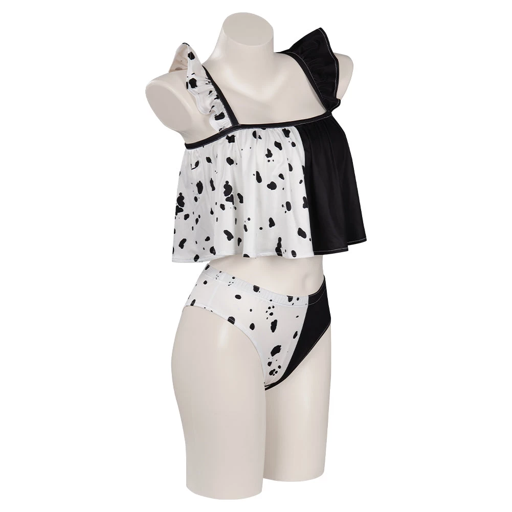 NewCosplay Cruella Original Designers Bikni Swimsuit Cosplay Costume-Cossky® 7 NewCosplay Cruella Original Designers Bikni Swimsuit Cosplay Costume-Cossky®