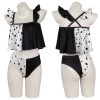 NewCosplay Cruella Original Designers Bikni Swimsuit Cosplay Costume-Cossky®