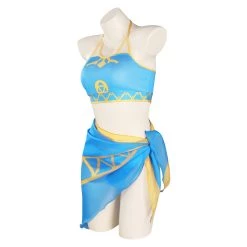 NewCosplay Breath Of The Wild：Princess Zelda - Three-Piece Sexy Swimsuit Cosplay Costume
