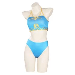 NewCosplay Breath Of The Wild：Princess Zelda - Three-Piece Sexy Swimsuit Cosplay Costume