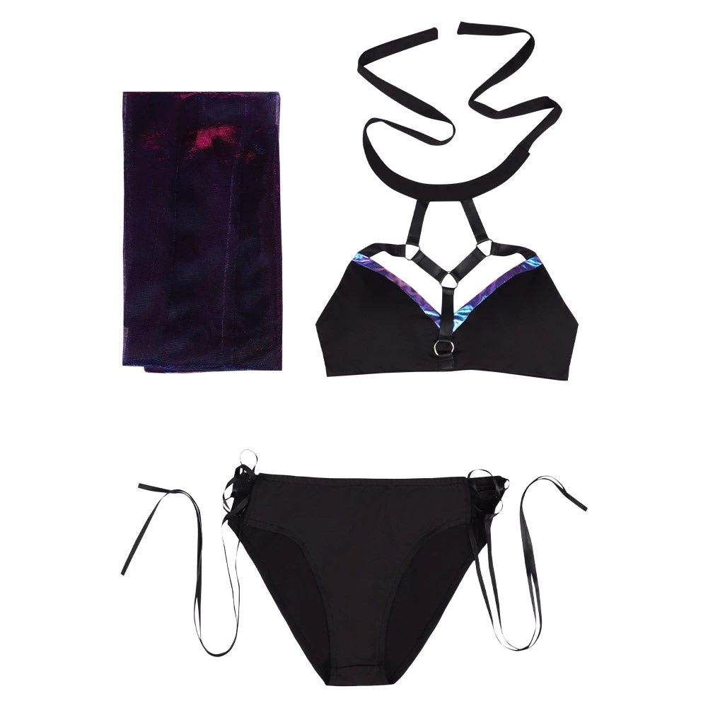 NewCosplay LoL TheWidow Maker Evelynn Sexy Swimsuit Cosplay Costume Swimwear Cloak Outfits 11 NewCosplay LoL TheWidow Maker Evelynn Sexy Swimsuit Cosplay Costume Swimwear Cloak Outfits