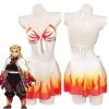 NewCosplay Demon Slayer Rengoku Kyoujurou Sexy Jumpsuit Swimsuit Outfits New Arrivals