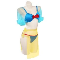 Cosplaygift New Arrivals Snow White Swimsuit Cosplay Costume Three-Piece Swimwear Outfits Halloween Carnival Suit