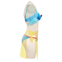 Cosplaygift New Arrivals Snow White Swimsuit Cosplay Costume Three-Piece Swimwear Outfits Halloween Carnival Suit