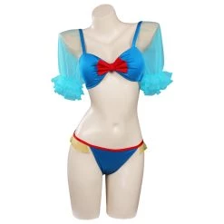 Cosplaygift New Arrivals Snow White Swimsuit Cosplay Costume Three-Piece Swimwear Outfits Halloween Carnival Suit